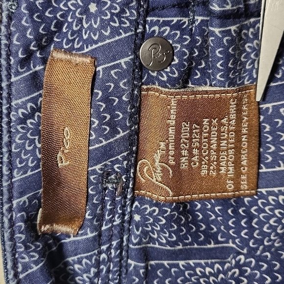 Paige Pico Women's Jeans Size 31 Premium Denim Bootcut Mid-rise Medium Wash - Picture 7 of 8